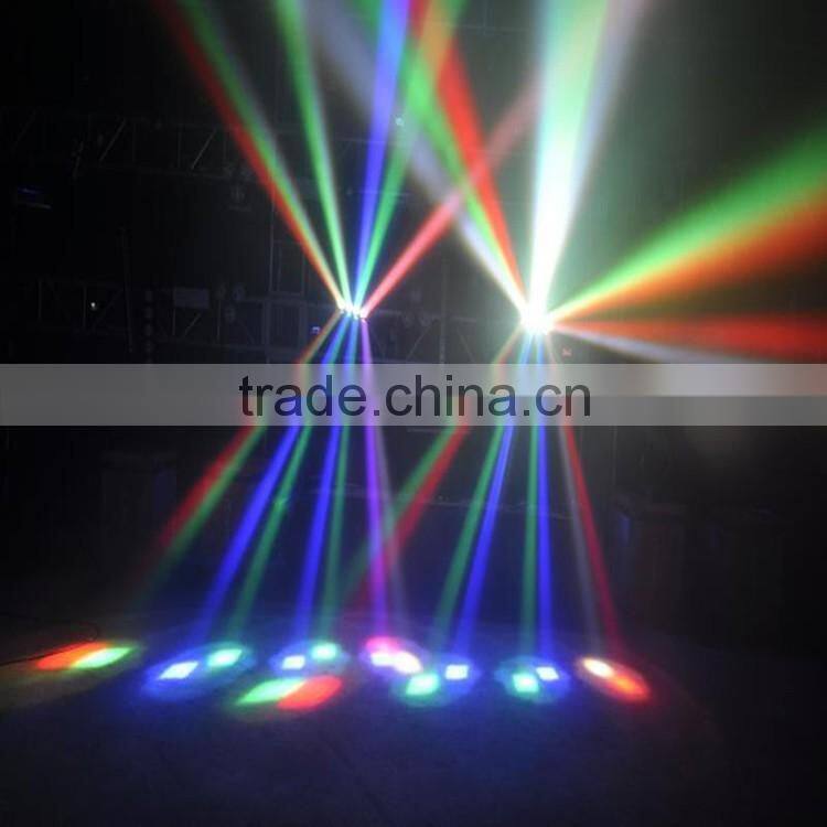 double face 8 eyes 10W Moving Head Spider LED Beam RGBW stage Light