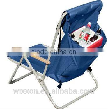 Hot Selling 3 Positions Reclining Aluminium Beach Basket Chair