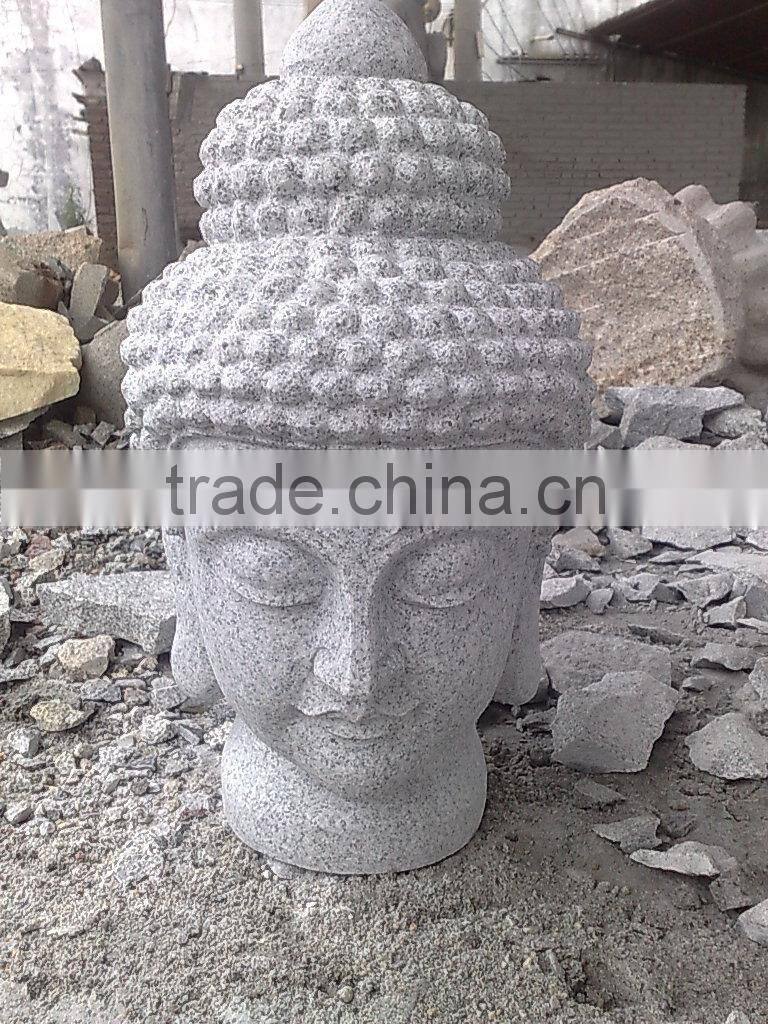stone buddha head