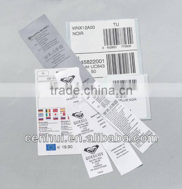 wonderful custom printed label in high quality