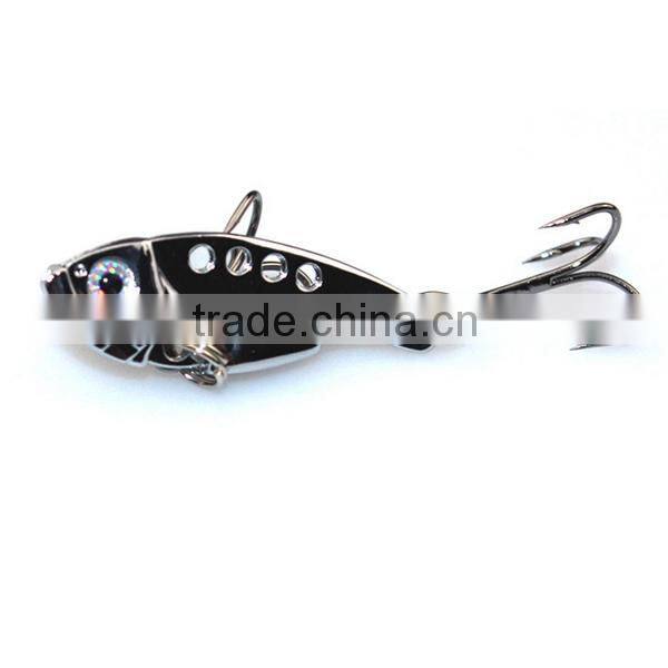3.5cm,3.2g equipment VIB lures with hook metal fishing lure