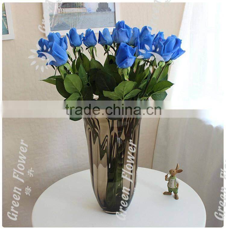 Greenflower 2016 Wholesale Real Touch Latex PU Gemstone rose China Artificial Flowers Rose for wedding decoration