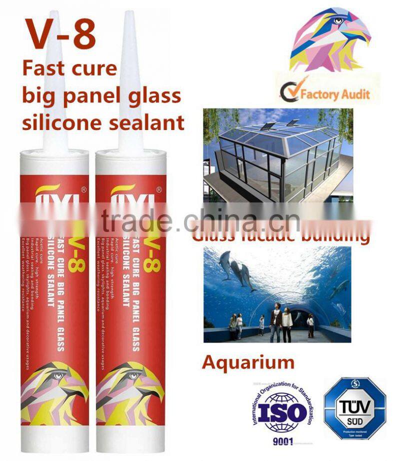 Silicone sealant type acetic for industries and household, glass