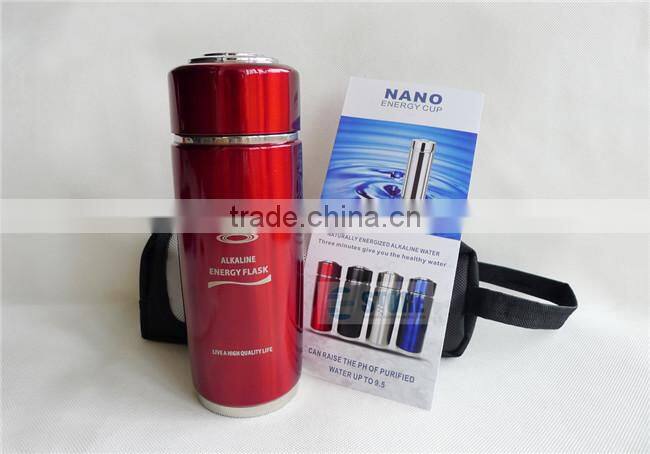 Health Energy Nano Alkaline Water Flask Alkline Energy Water Cup with Tourmaline Filter