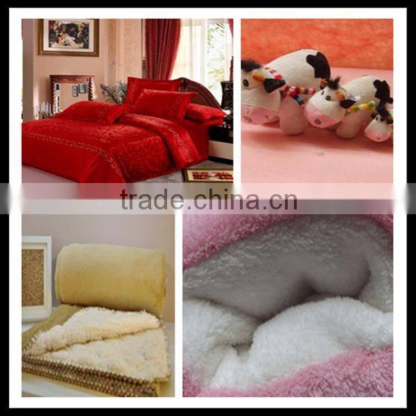 hot sale fannel fleece printed flower pattern for baby blanket keep warm