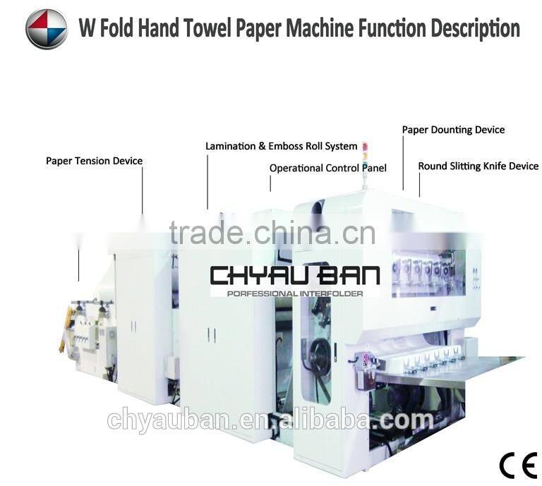 Newest Laminating Gluting W Fold Dispenser Paper Towel Making Machinery