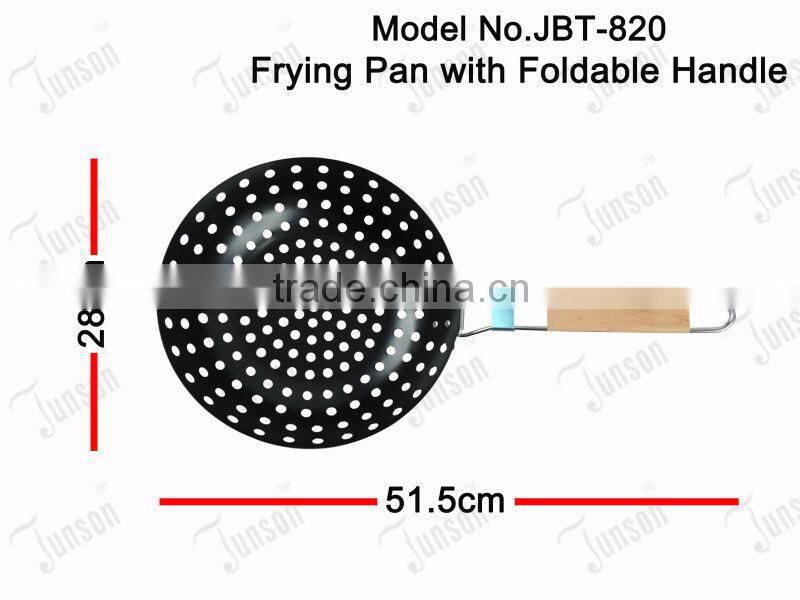 Frying Pan with Foldable Handle/Folding Handle Non-stick Fryer