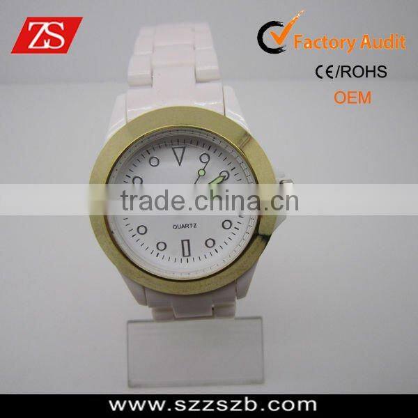 2012 blue and white hot sell Cheap Plastic Watches