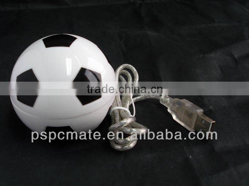 soccer/football shaped 4 port usb 2.0 hub World Cup giveaway gift