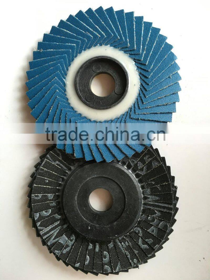 4" 100x16mm Zirconium Abrasive Flap Disc
