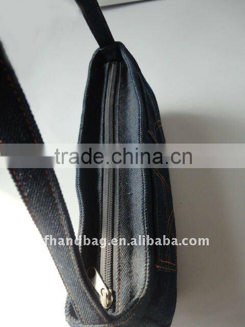 Denim ladies' fashion handbag