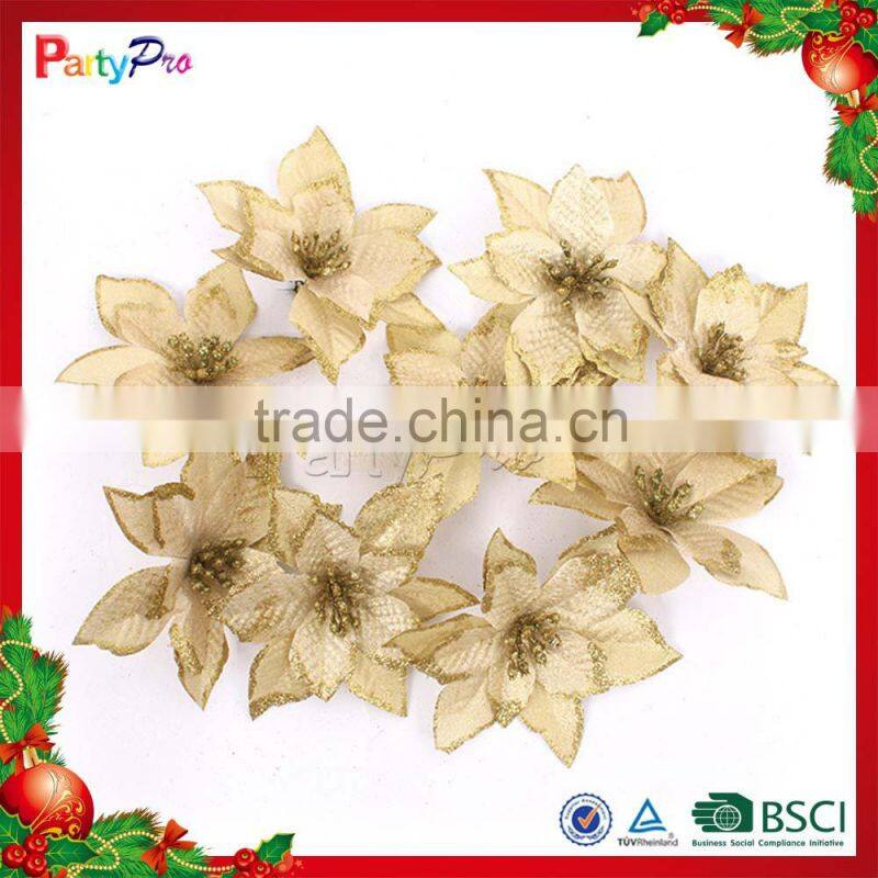 Partypro 2015 Wholesale Christmas Indoor Decorations Colorful Plastic Church Flower Decoration