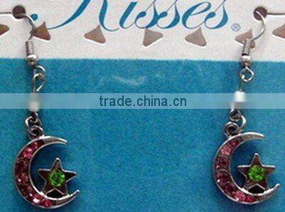 cute star pendant and earring charm