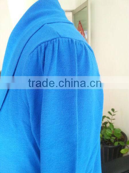 2013 ladies 12gg jersey knitted sweater long sleeve big collar in full needle