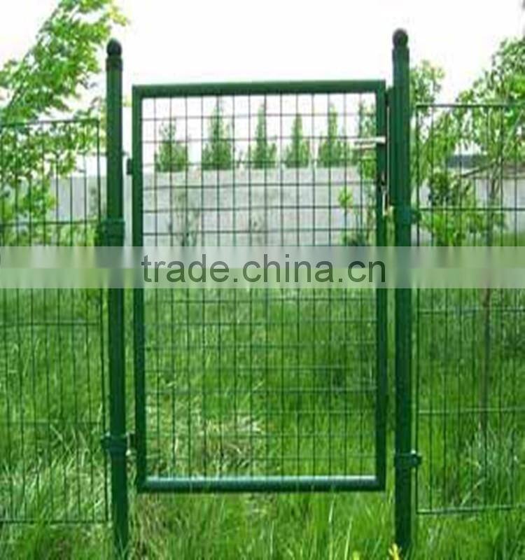 ISO factory directly supply low price metal courtyard gate