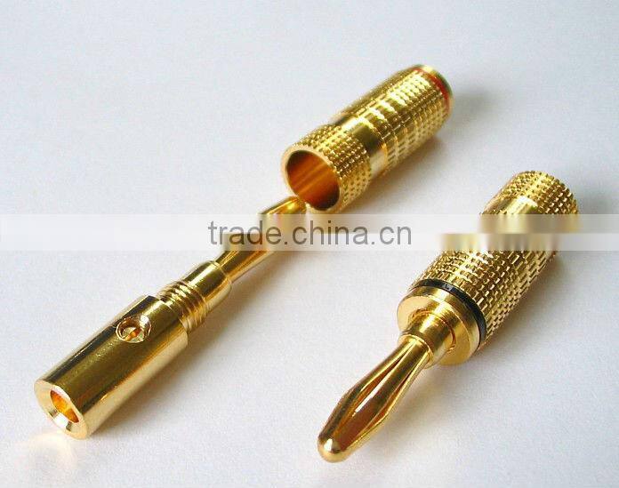 4mm banana plug and socket with insulated body