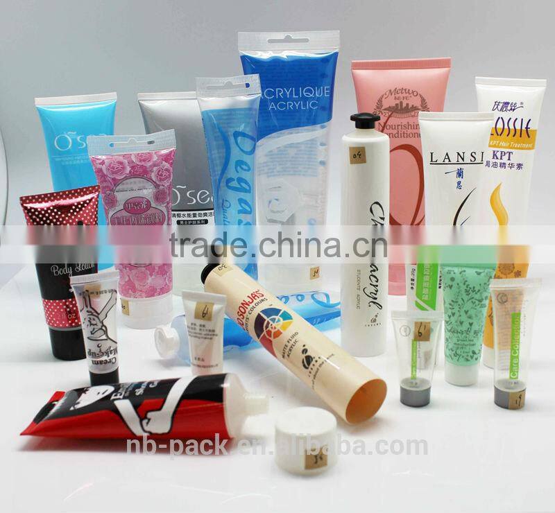 8oz / 235ml plastic tube cosmetic tube white tube