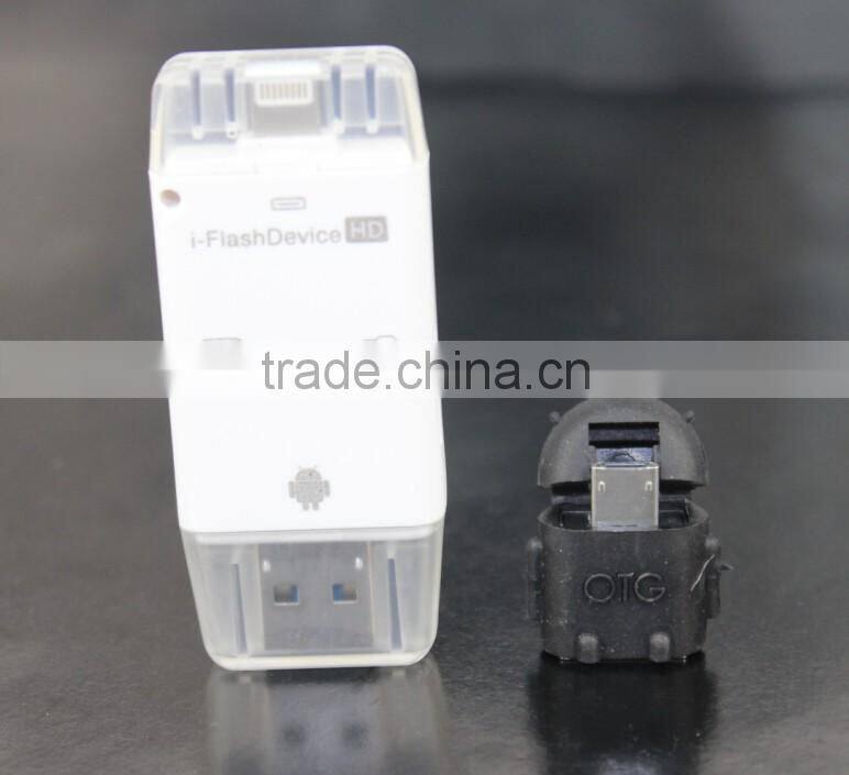 2016 Newest OTG USB Flash Drive For IPhone With Logo Custom