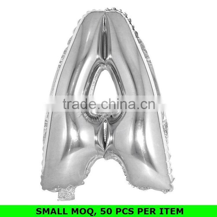 China Wholesale Various Kinds of Alphabet Letter Foil Balloons