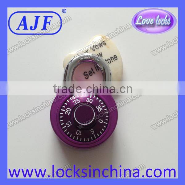 Color Rotary Dial Combination Lock for students chests, cabinets or lockers