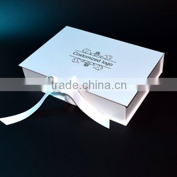 Luxury customized white bra packaging box design