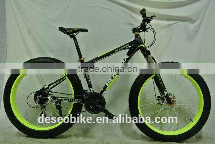 2016 new design 21 speed mountain bike fat tire bike made in china
