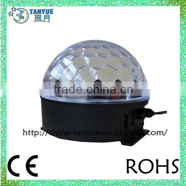 led ktv effect light transparent crystal ball light