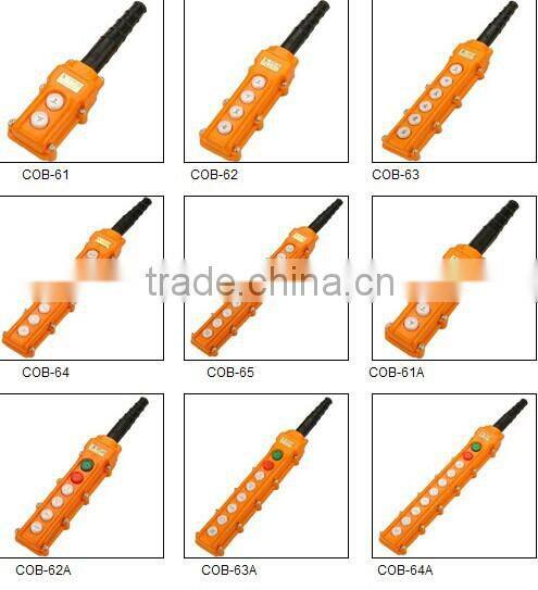 CNGAD 2-button lifting crane pushbutton switch box (switch control box,electric switch box)(COB-61)