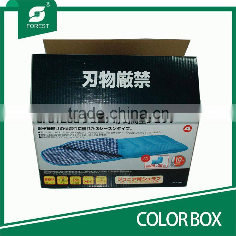 LITHO PRINT CORRUGATED COLOR BOXES FOR SHPPING WHOLESALE