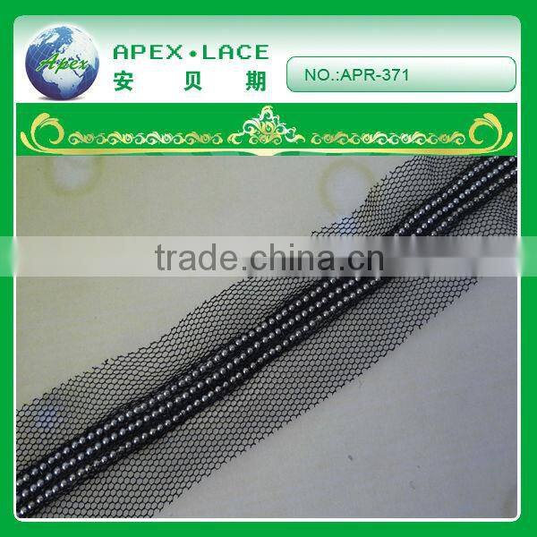 net tape with brass chain for garment