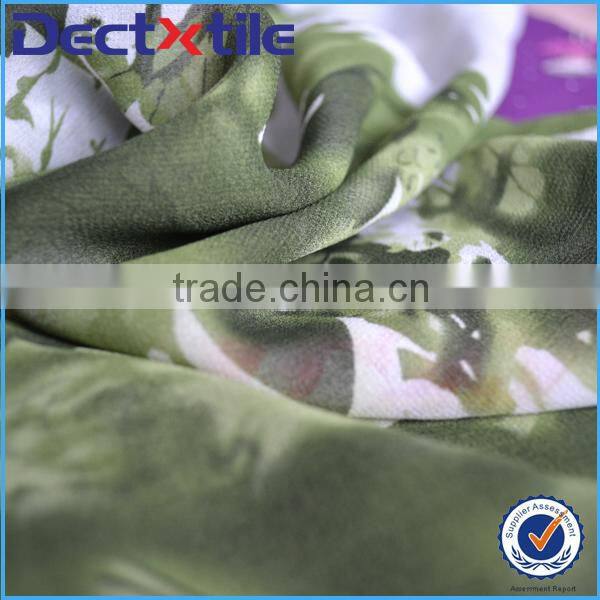 Kilt fabric woven printed polyester chiffon kilt fabric