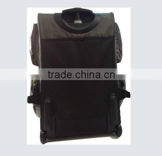 hot stylish magical foldable rolling duffel bag with trolley for business man