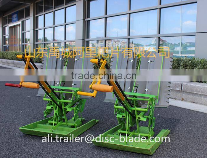 Agrucultural Hot Sale Two Rows Hand Rice Transplanter