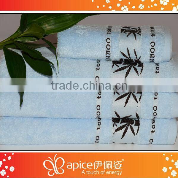 High quality green bamboo Hotel Towel / Turkish Towels