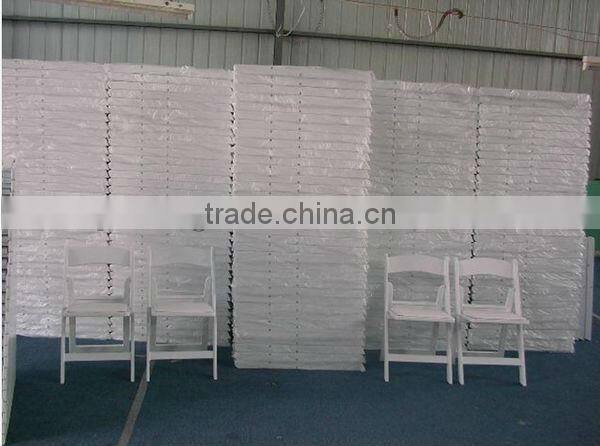 commercial white folding chair