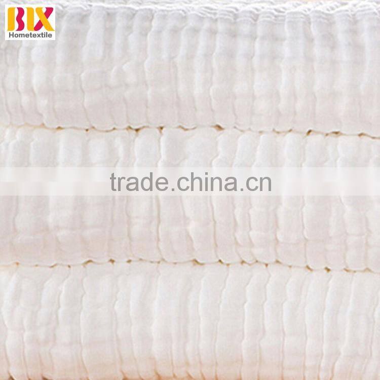 hebei textile cotton waffle texture elastic gauze blanket