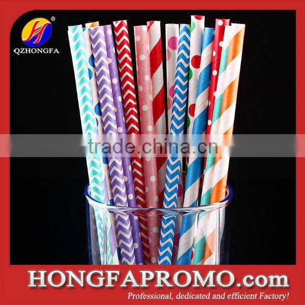 High Quality Funny Paper Drinking Straw with Logo Printing