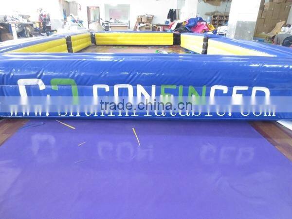 2015 hot sale inflatable billiard table sports game for sale
