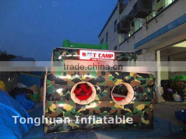 Boot camp inflatable obstacle course, inflatable army track obstacle