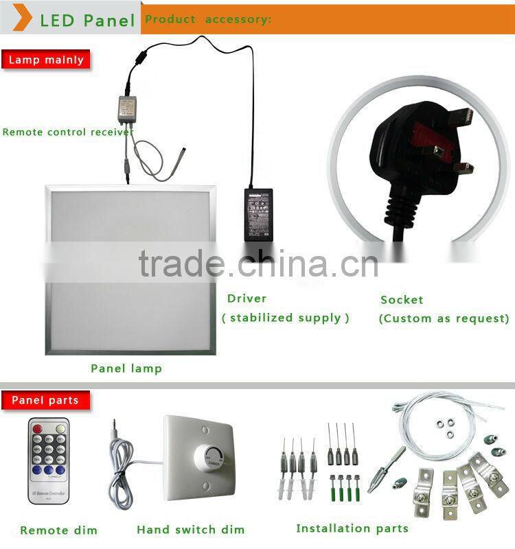 CE RoHs approved indoor decoration 1200x300mm inlay panel led light