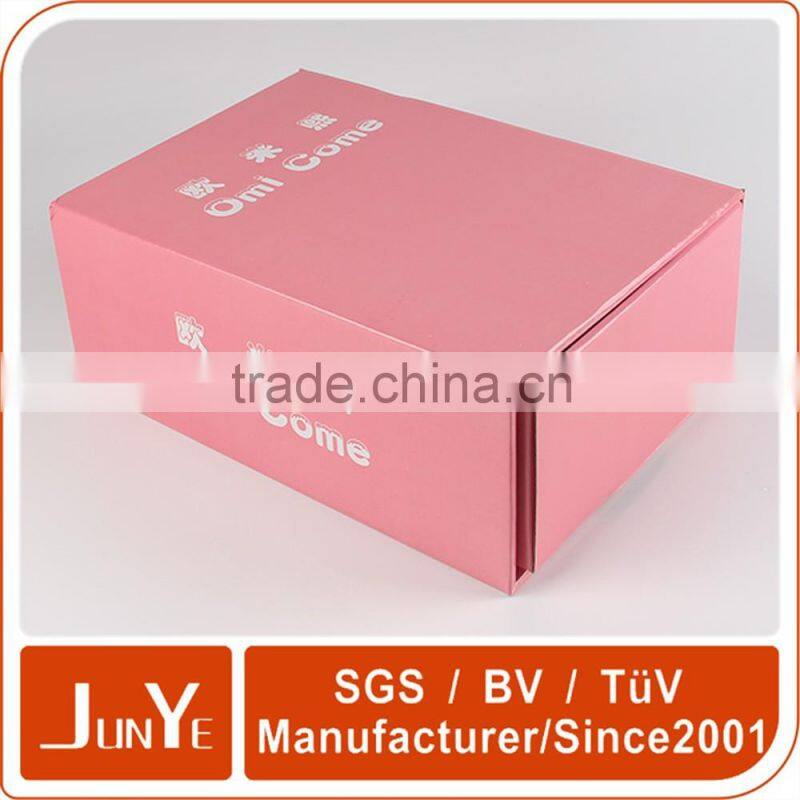 creative cosmetic folded over box packaging design