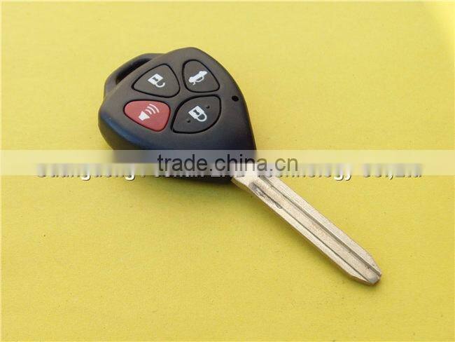 Uncut TOY43 blade 4 buttons replacement remote key shell for Toyota Camry blank key