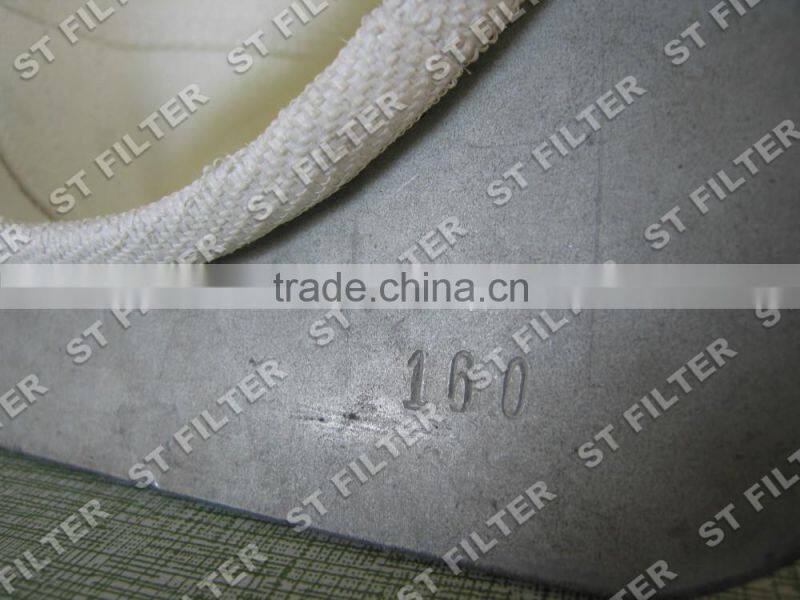 anti corrosion industrial filter bag for nonferrous metallurgy, fiberglass e ptfe membrane filter bag