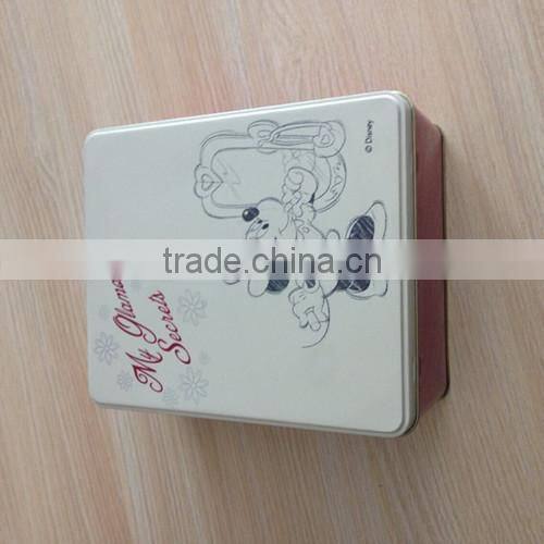 tin box for candy metal boxes wholesale FREE sample square tin box