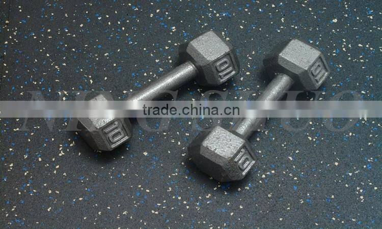 Trade assurance shock resistant rubber roll floor, gym flooring roll