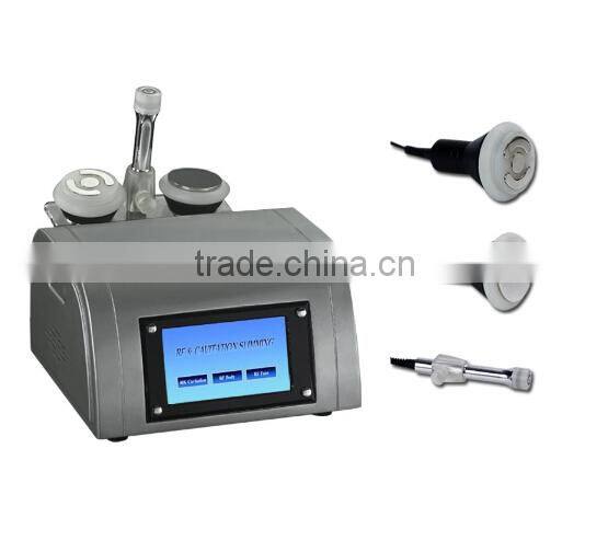 Cavitation body slimming + rf face lifting +eye wrinkle removal ultrasonic slimming machine rf