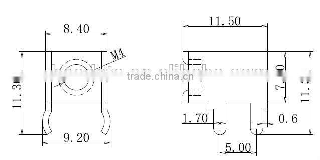 Cable Spring Tab Pcb Terminal