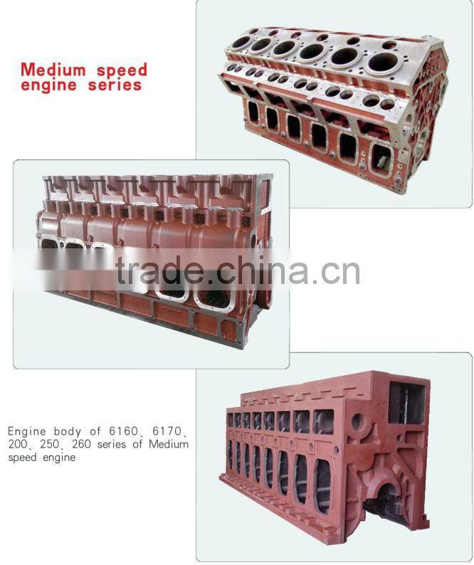 medium speed engine frame