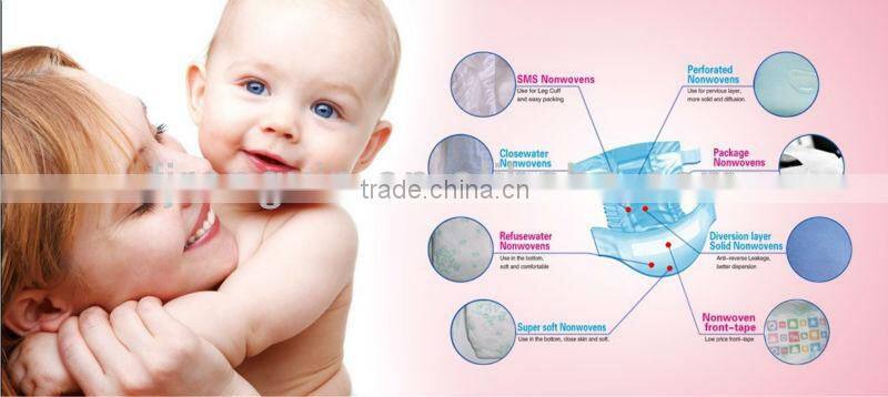 2014 Dry Surface Disposable Baby Diapers,Nappy Pad