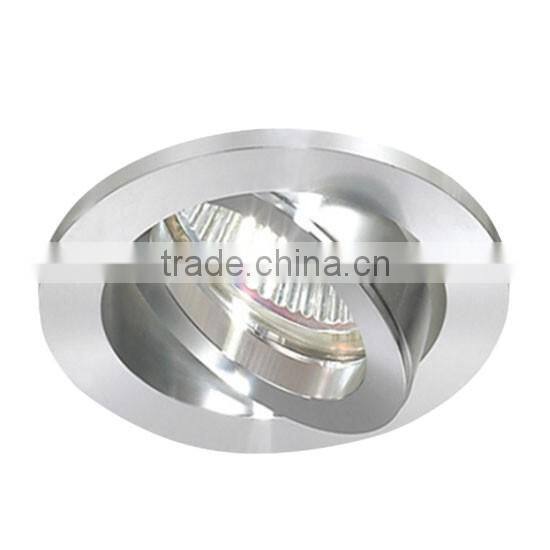 Aluminum GU10 MR16 double ring surface downlight
